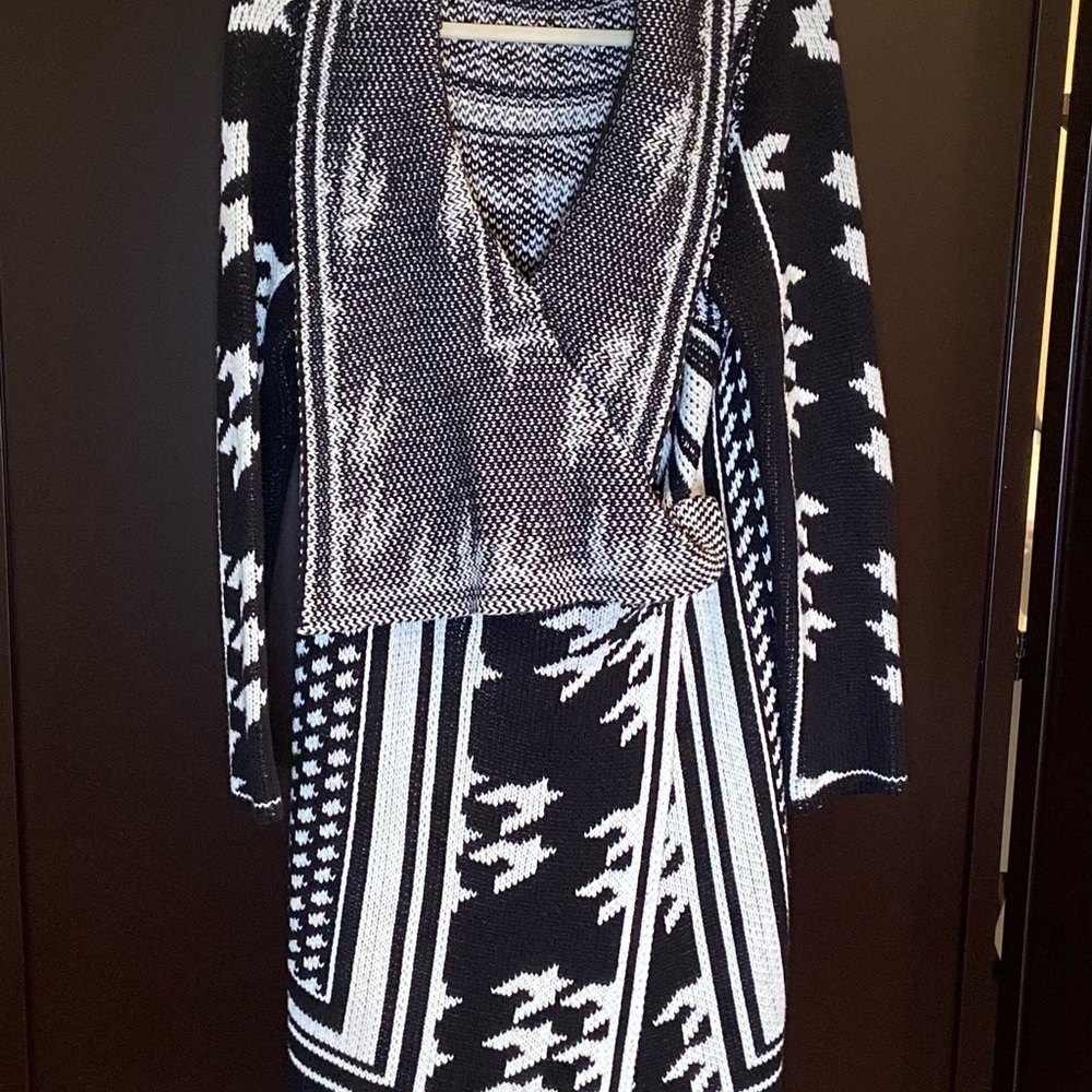 Long soft thick top cardigan